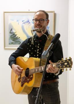 2025_01_31 Otvoritev razstave Jozˇe Sˇajn Patrik Lovrin-18